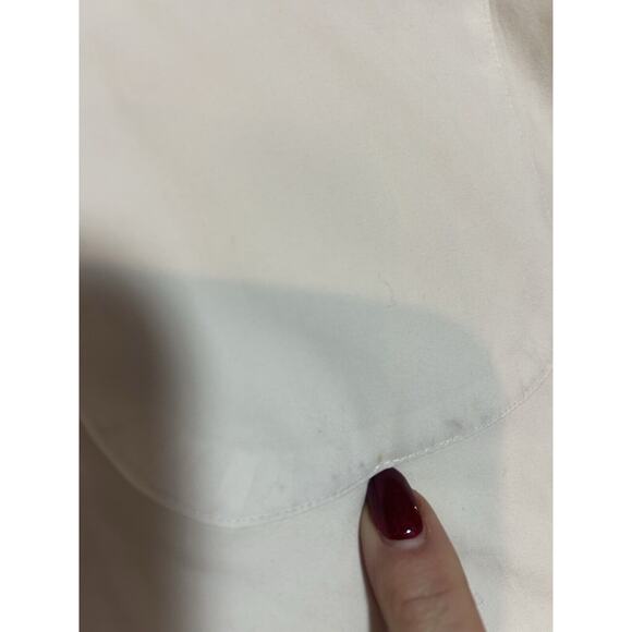 Peter Millar Shirt Mens Medium white long sleeve Weekender Wash Cotton Outdoor - Picture 7 of 7